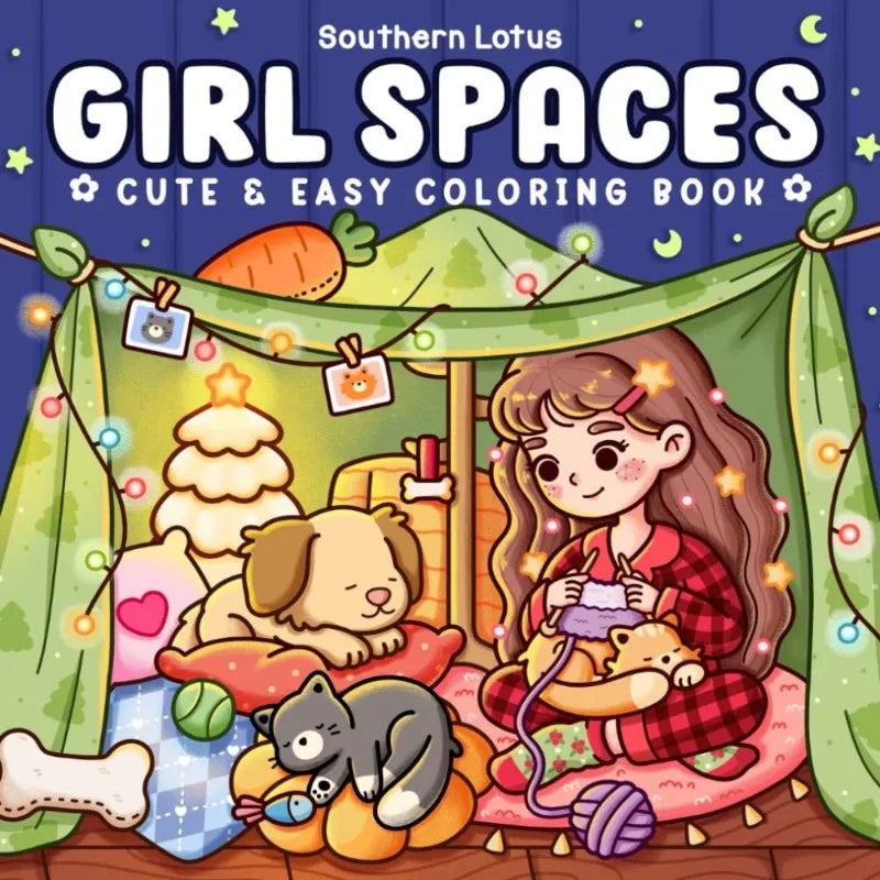 Best-selling cute coloring book for adults and teenagers, a comfortable and relaxing time coloring book