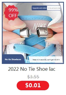 New Colorful Metal Shoelace Clip Press buckle Shoelaces Press Lock Shoes Accessories AF1 Sneakers Kits Metal Laces Tip