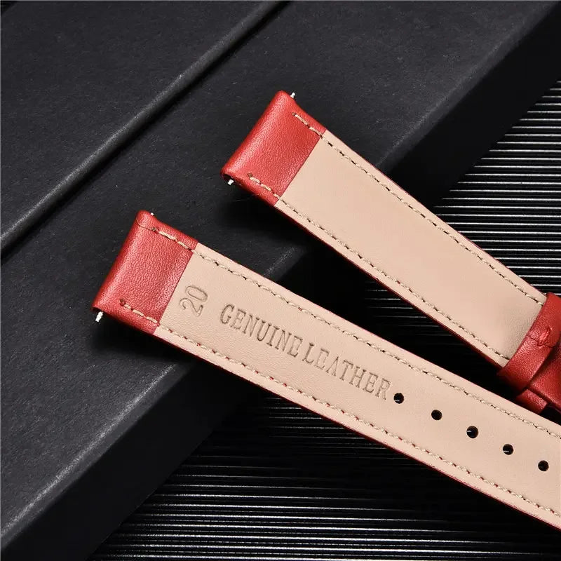 New Women's Business Commuter Strap 18mm 20mm 22mm 24mm with Automatic Butterfly Buckle Watchband