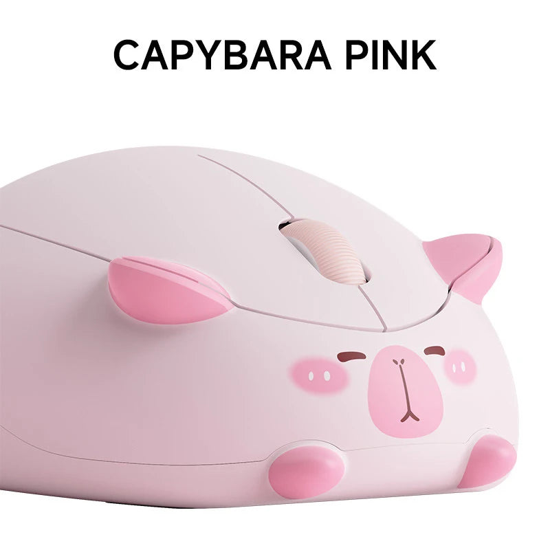 Cute Pet Kitten Design Cartoon Animal Mouse 2.4G Wireless Mute Ergonomic Optical Cat Mice Desktop Laptop Universal For Girl Gift