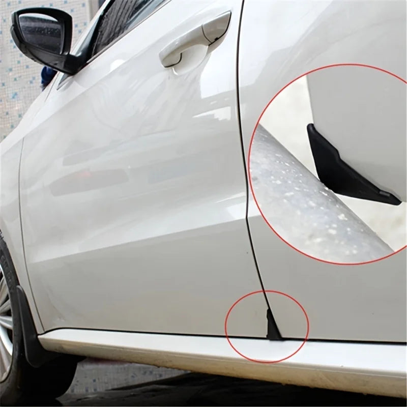 2pcs Silicone Car Door Corner Covers Anti Collision Protectors Auto Car Door Bumper Anti Scratch Car Exterior Accessories Parts