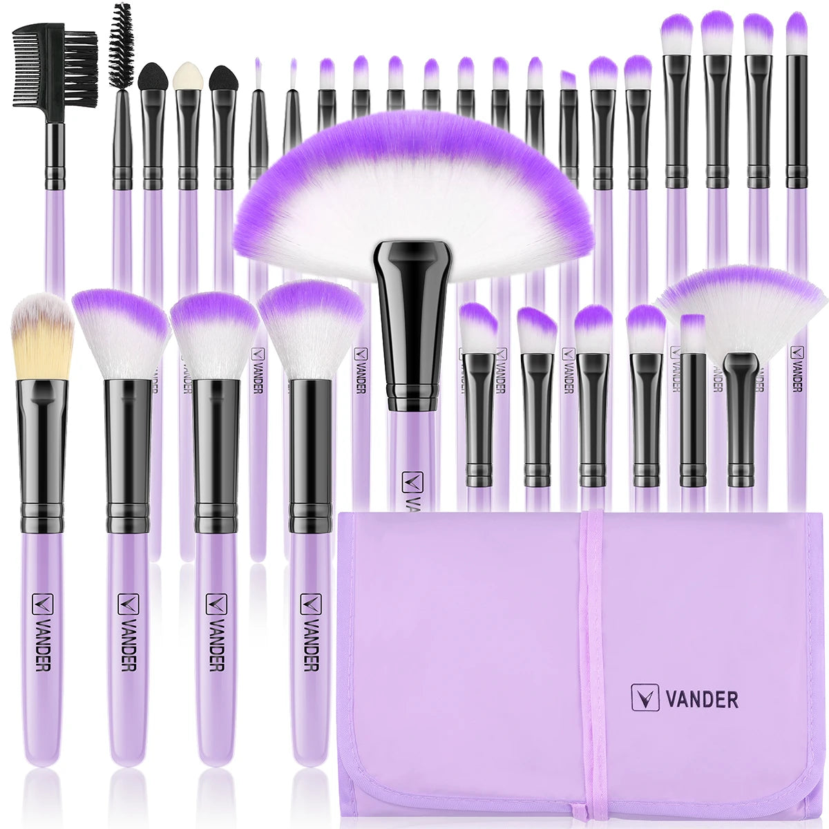 New 10/32PCS Makeup Brushes Set Soft Fluffy Powder Foundation Contour Blush Concealer Eyeshadow Blending Highlighter Beauty Tool