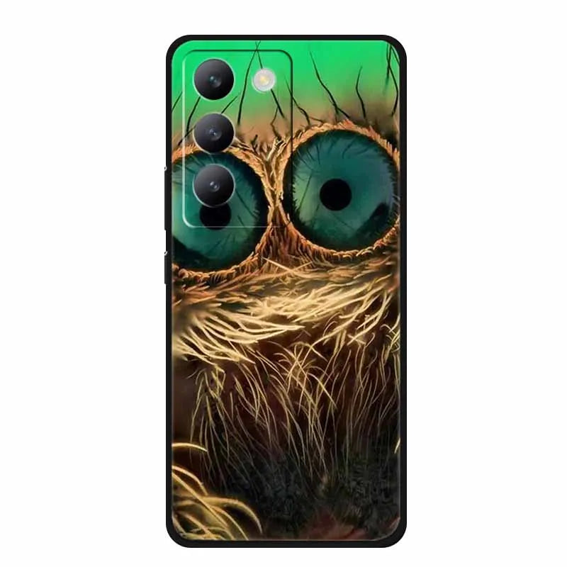 For vivo V40 SE Case Luxury TPU Soft Silicone Phone Back Cover for vivo V40 SE 5G Protective Shockproof Flowers Girl Cute Coque