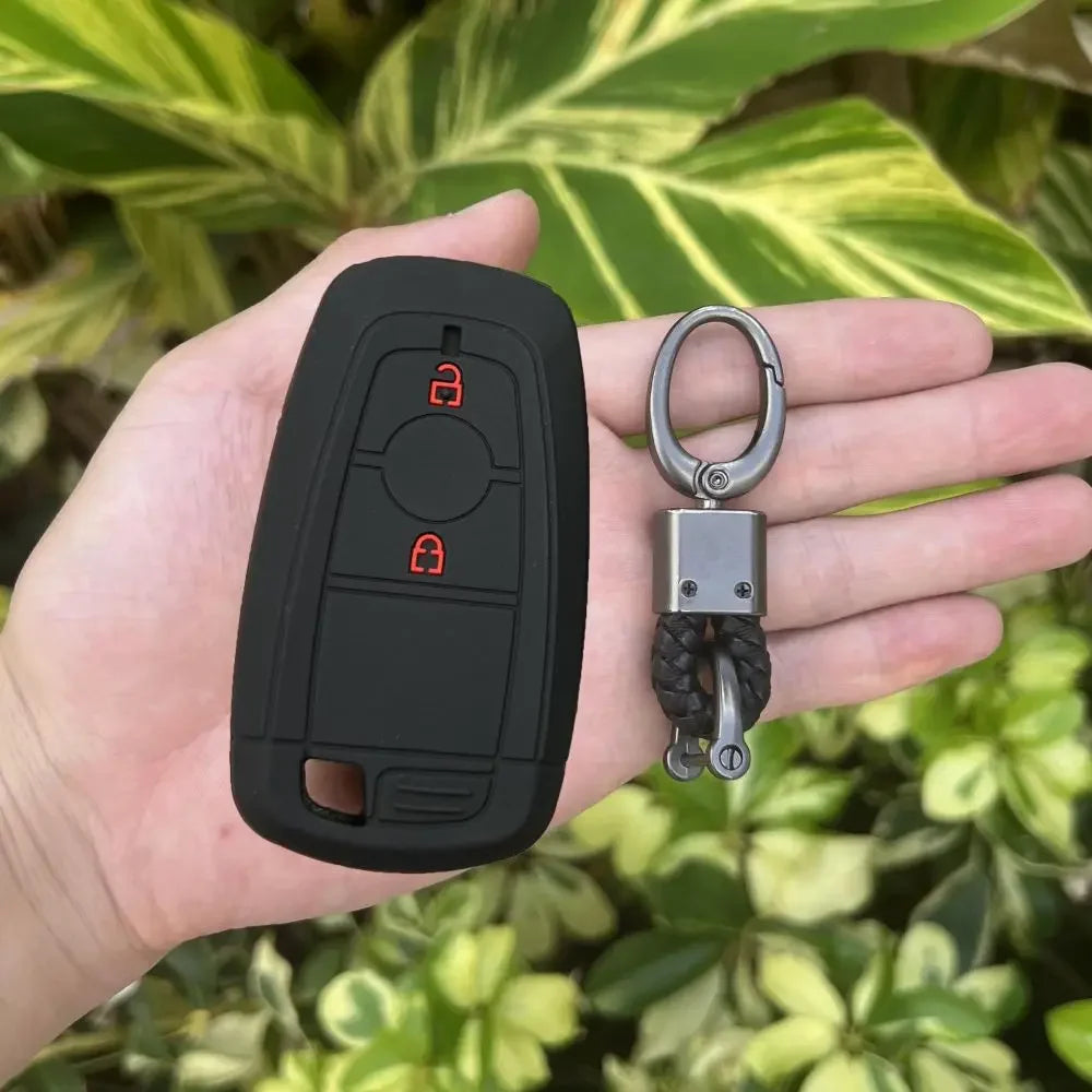 Silicone Car Key Cover Case for Ford Raptor  Ecosport Ranger F150 F250 F350 Button Remote Key