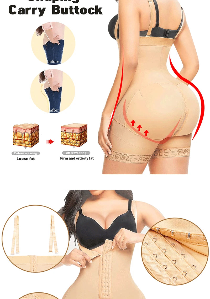 Reducing and Shapers Girdles for Women Butt Lifter Body Shaper Tummy Control Shapewear Bodysuit