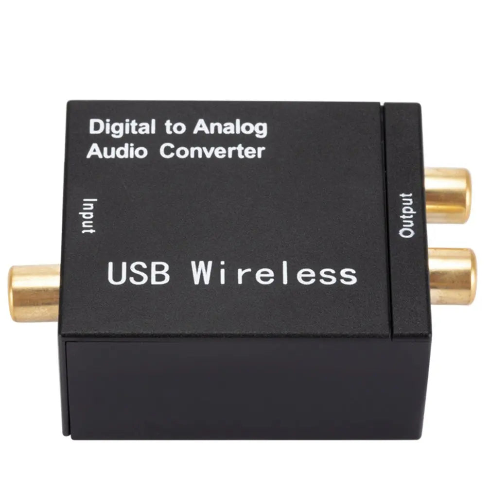 Digital to Analog Audio Converter 3.5MM Jack 2*RCA Amplifier Decoder Optical Fiber Coaxial Signal to Analog DAC Spdif Stereo