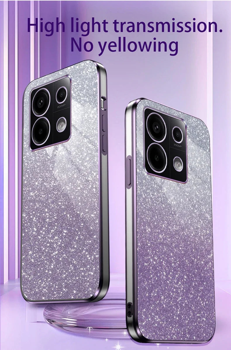 Reno 13 Pro 5G Luxury Shiny Glitter Plating Silicone Case on For Oppo Reno 13 Reno13 13F 13Pro Camera Lens Soft Back Cover Coque
