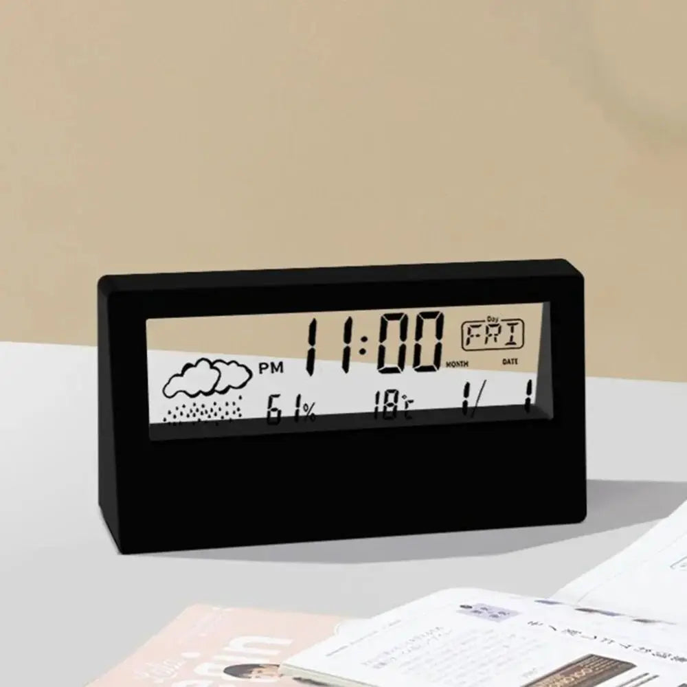 Digital Display Digital Clock Electronic Design Multifunction Features Desk Clock Decoration Style Study Design Table Clock