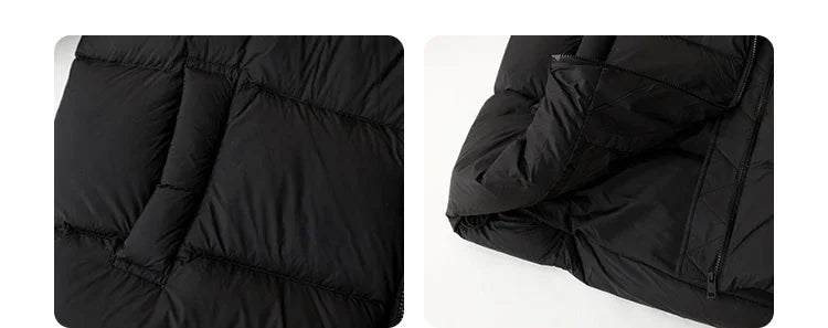 CHIC VEN Women's Down Coats Korean Stand Collar Simple Solid Color Warm Casual Jackets Soft Fashion Female Clothing Winter 2025