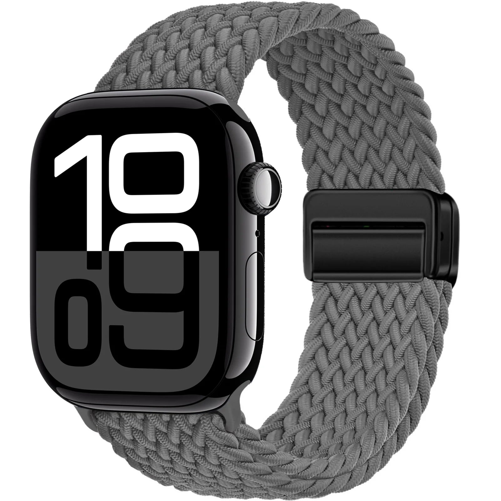 Braided Band For Apple Watch Strap 44mm 40mm 45mm 46mm 49mm 41mm 38 Magnetic Nylon Bracelet iWatch series se 7 6 8 9 10 Ultra 2
