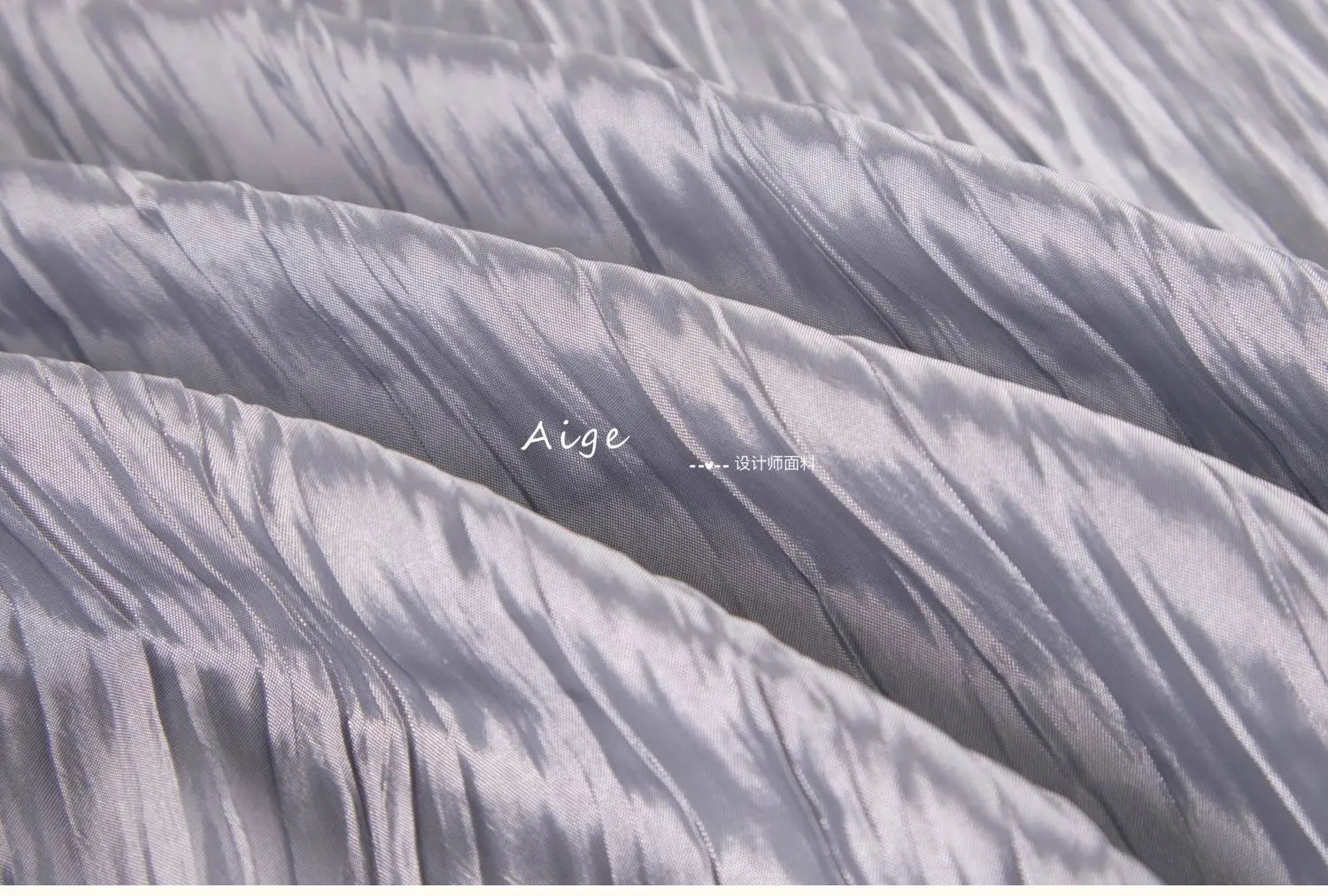 Irregular Pleated Fabric Glossy By Meters for Dress Skirt Shirt Windbreaker Diy Sewing Designer Cloth Soft Comfortable Plain Red