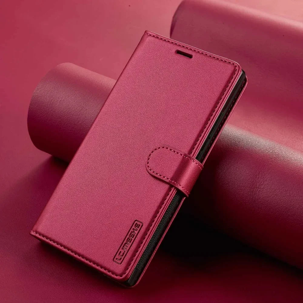 Detachable Wallet Case For Samsung Galaxy S25 Ultra S24 FE S23 + Plus Card Holder Kickstand Shockproof Wrist Strap Flip Cover