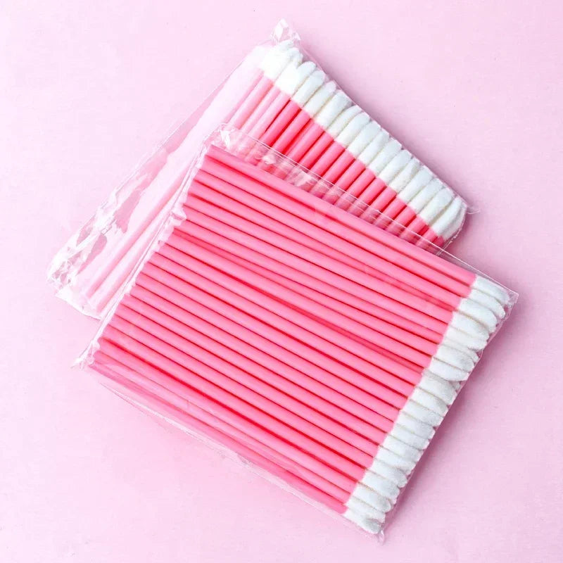 50/100PCS Wholesale Lipstick Perfect Best   Gloss Wands Up Disposable Lip Brush Women makeup Make Applicator Hotting Accessories