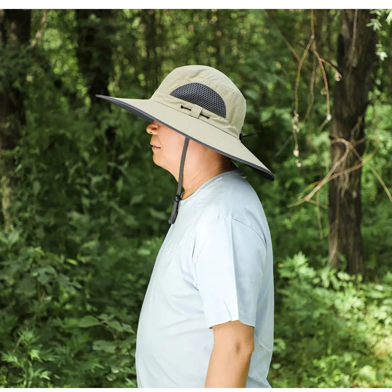 60-65cm Big Head Around The Hat Large Size Big Head Big Face Fat Large Sun Hat Male fisherman's Hat Sunscreen Cap