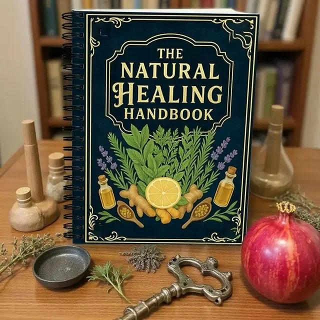Holistic Herbal Remedy Book - Natural Healing Guide with Recipes for Heart Support, Blood Pressure & Focus. Wellness Manual