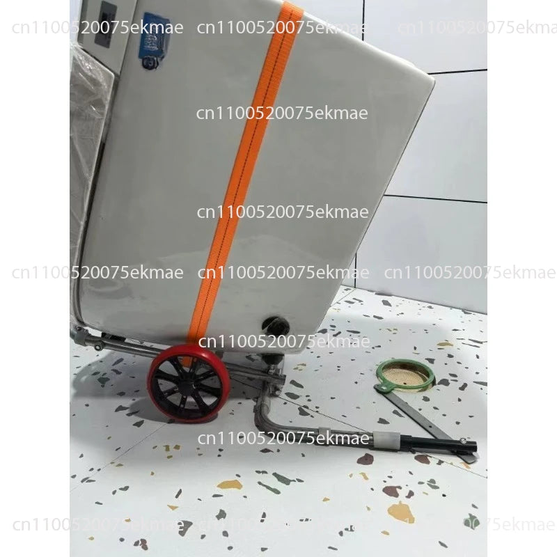 Toilet  Auxiliary Installation Artifact, Positioning and Moving, Folding Portable Labor-saving Trolley, Easy Installation