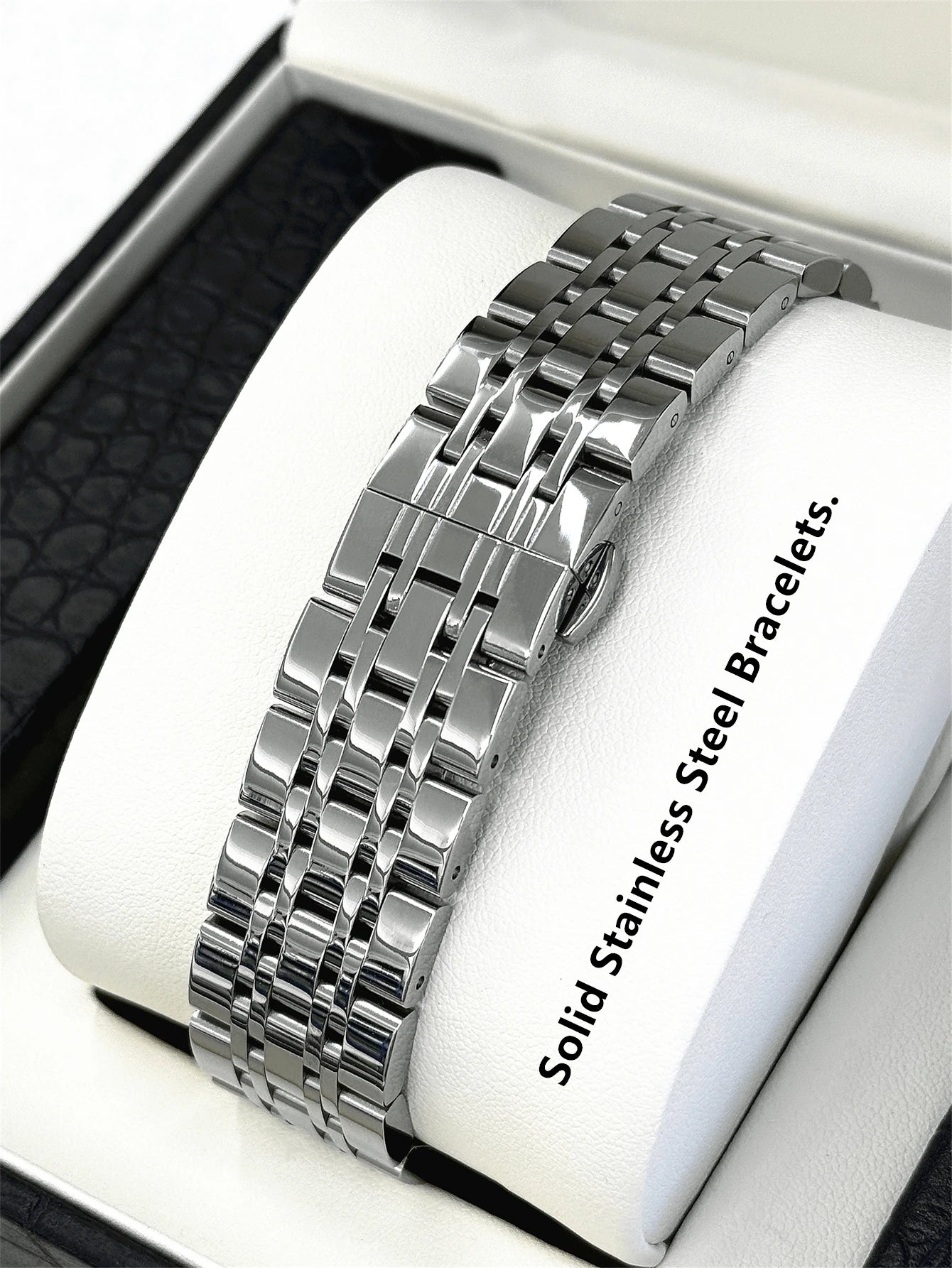 PABLO RAEZ Luxury Watch Business 50 ATM Waterproof Male Clock Luminous Date Stainless Steel Square Quartz Men Watches