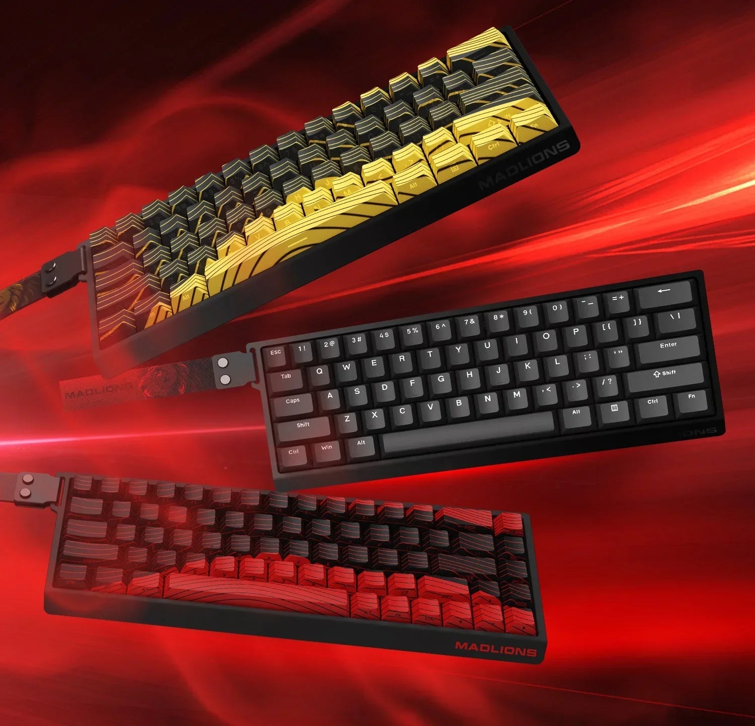 MADLIONS MAD 60/68 HE 8Khz Wired Magnetic Axis Keyboard 68-key Hot-swappable Macro Defines Ultra-low Latency Gaming Keyboard