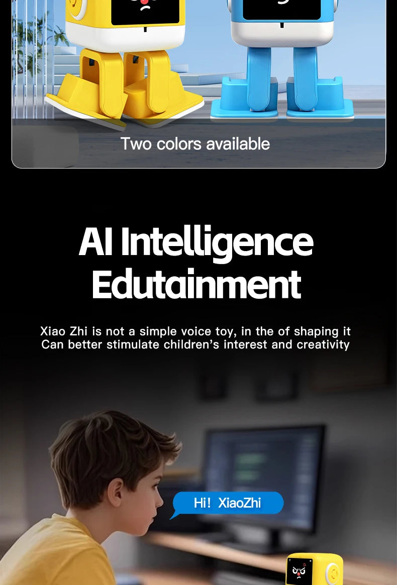 Smart AI Robot WiFi Early Education Toys for Children Speech Recognition & Voice Interactive Educational Learning Machine