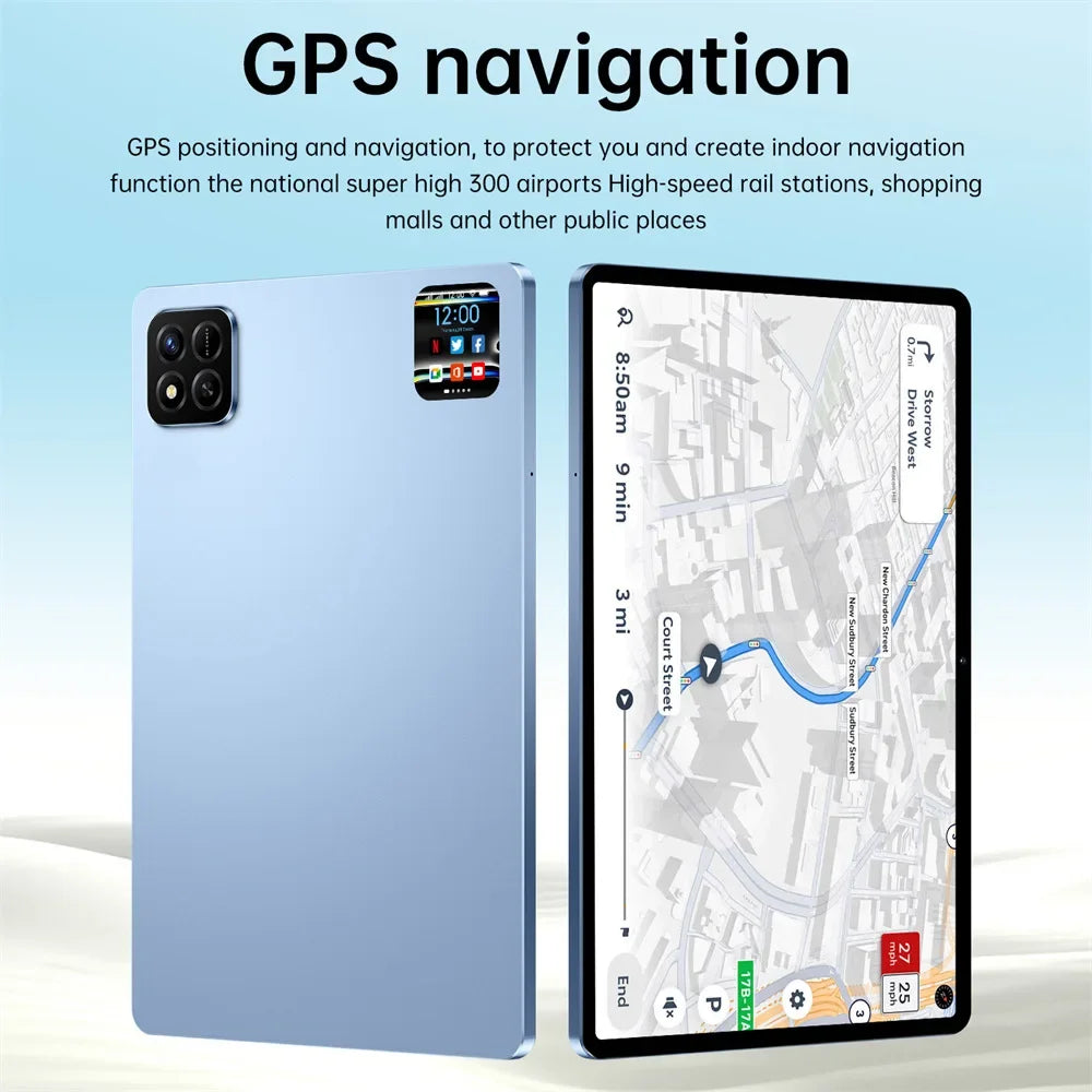 Upgraded Pad 7 Pro Global Version Tablet Android 15 Game Tab 22GB+2TB 10000mAh WiFi GPS 5G Dual SIM 10.1 Inch Kids Tablet PC