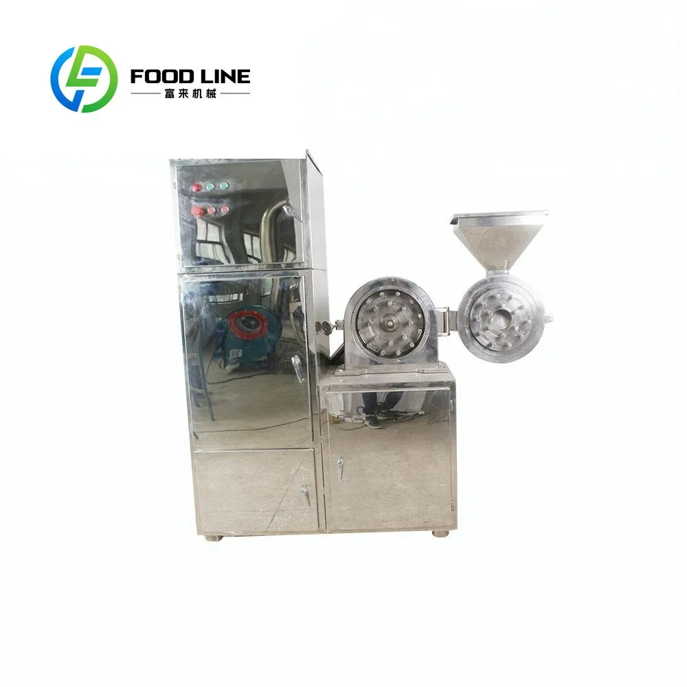 Food Grinding Equipment  Industrial  Nuts and Grains Meals Powder Pulverise Grinder Machine Corn and Teff Flour Milling Machine