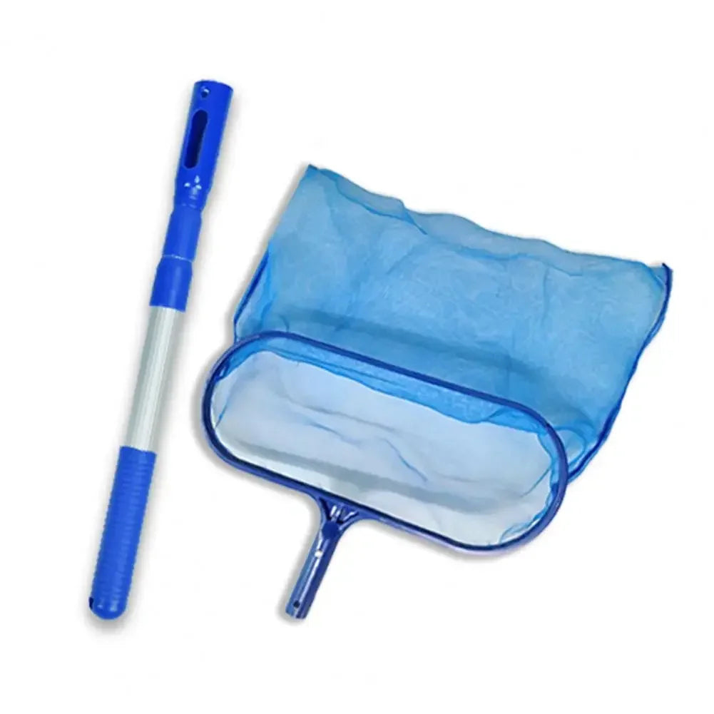 Telescopic Pool Cleaner Handle Rod Swimming Pool Cleaning Fishing Net Supplies Handheld Clean  Telescoping Pole Cleaning Tool Ad