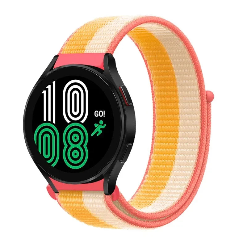 20mm Nylon loop 22mm Band For Samsung Galaxy Watch 6/5/pro/4/Classic/active 2 43-47-40-44mm sport bracelet huawei gt 2/e/3 strap