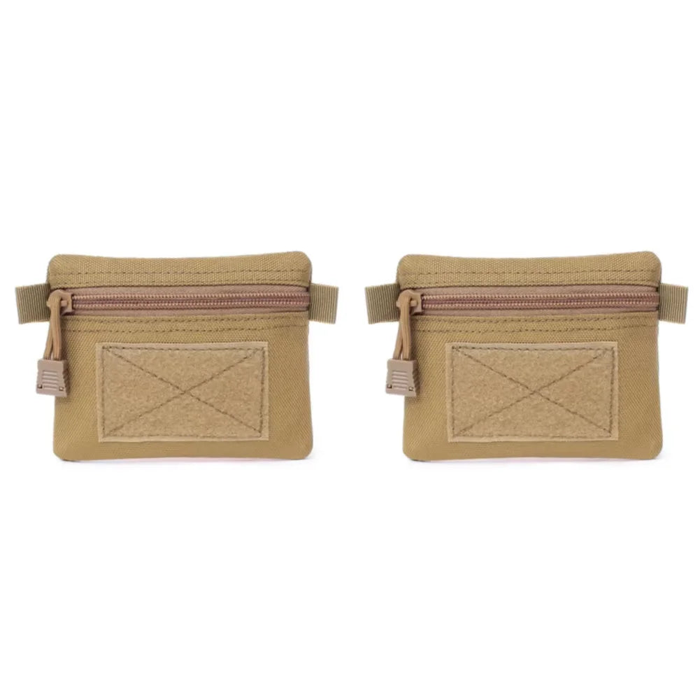 Outdoor Camping EDC Molle Wallet Waterproof Portable Travel Zipper Waist Pouch for Camping Hiking Hunting EDC Pouch