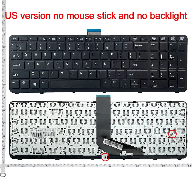 GZEELE NEW English laptop keyboard FOR HP For ZBOOK 15 G1 ZBOOK 15 G2 ZBOOK 17 G1 ZBOOK 17 G2