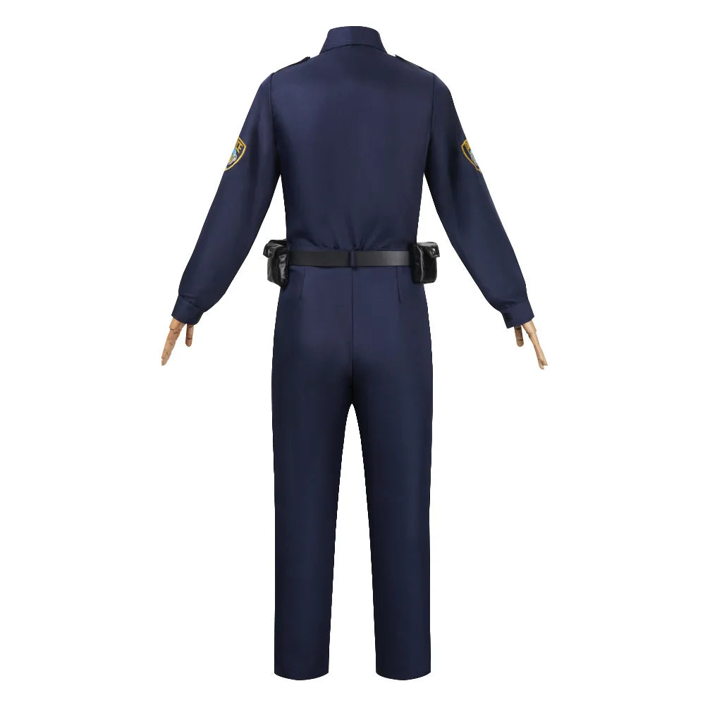 Nick Folk Cosplay Outfits Nick Wilde Clothes Nick Police Uniform Adult Christmas Halloween Carnival Role Play Uniform for Men