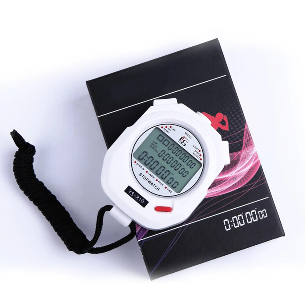 Professional Handheld Digital Stopwatch Timer Outdoor Sports Training Timer Chronograph Stop Watch 0.01s Precision Timer Tools