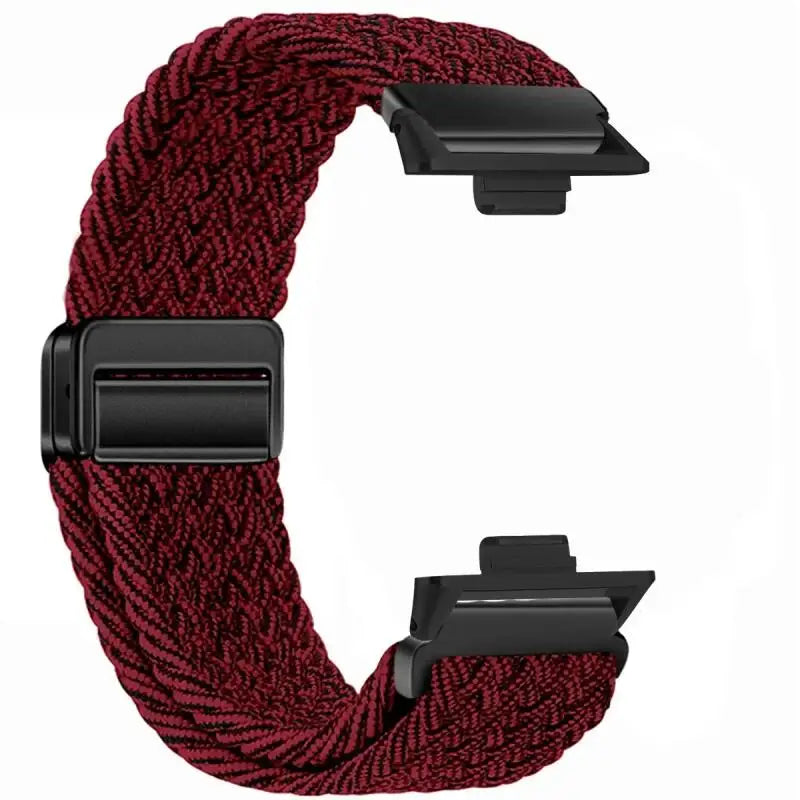 Magnetic Braided Loop For Redmi Watch 6 5 4 Strap Nylon Sport Wristband Bracelet For Xiaomi Mi Band 9 Pro/8 Pro Correa Watchband