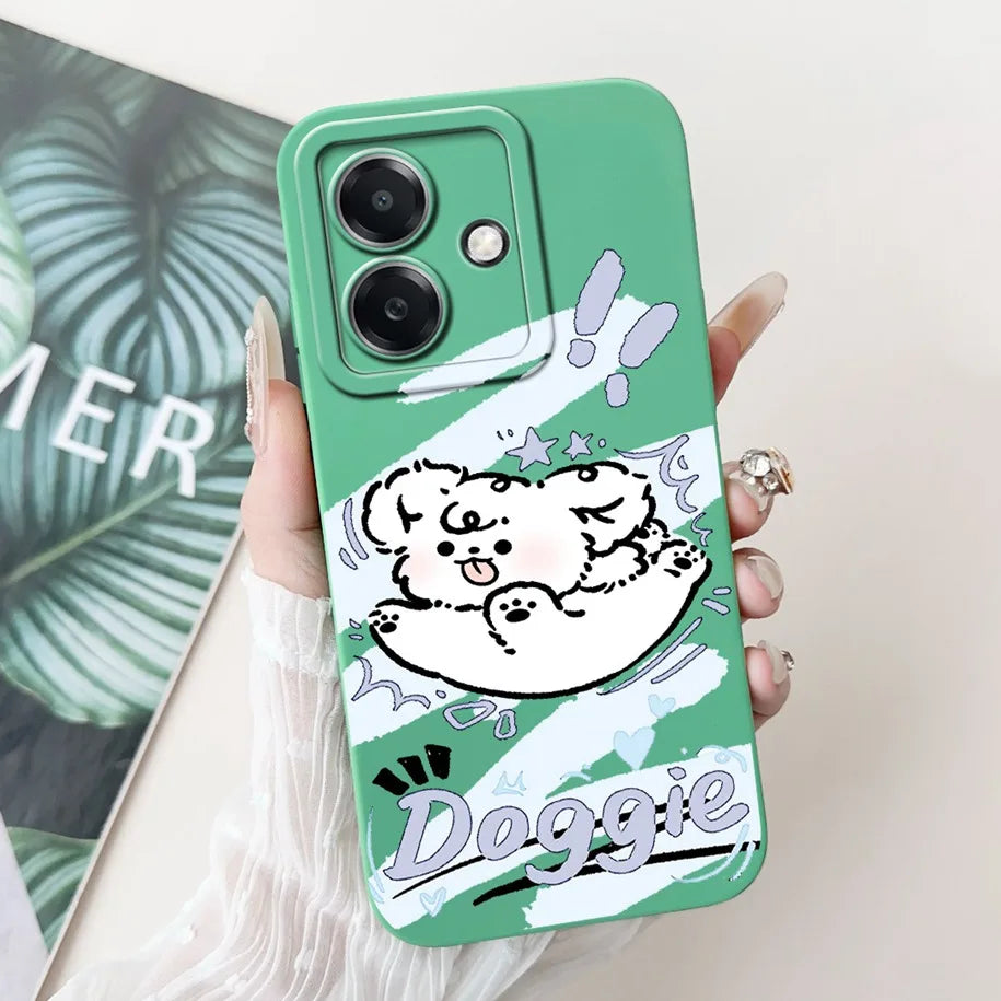 For Funda OPPO A3 A3x 4G Case 2024 Cute Panda Rabbit Soft Silicone Candy Painted Phone Covers For OPPO A40 5G OPPOA3 A 3x Bumper