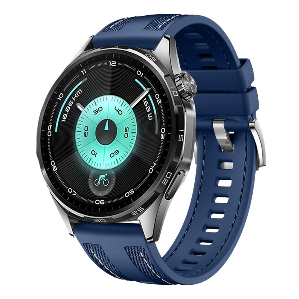 22mm Strap Suitable for Huawei Watch GT6/GT6pro Soft and Durable Silicone Nylon Replacement Wristband for GT5 GT4 46mm