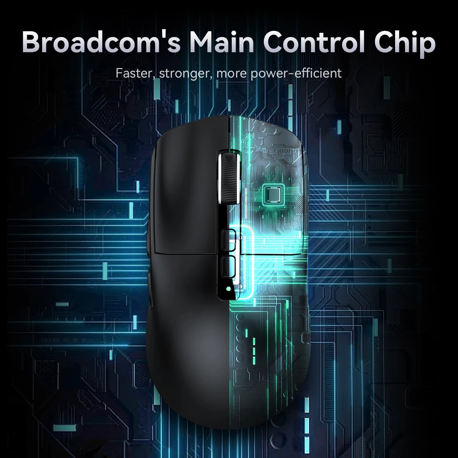Attack Shark X6 Wireless Gaming Mouse Bluetooth Tri-Mode Connection,RGB Touch Magnetic Charging Base PAW3395 Macro Gaming Mouse