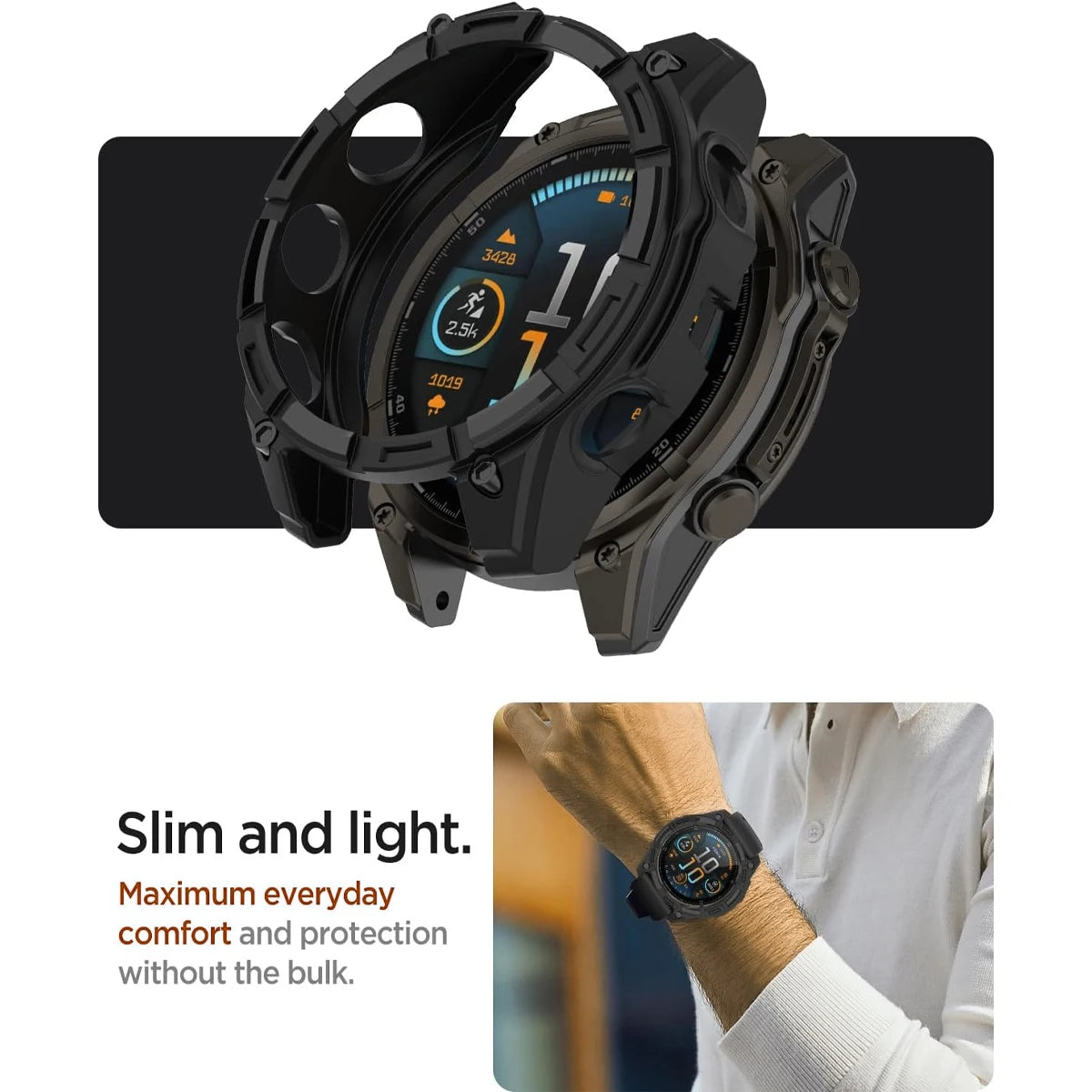 TPU Protective Cover for Garmin Quatix 8 51mm 47mm AMOLED Soft Silicone Bumper Case Accessories for Fenix8 47 51 Solar Protector