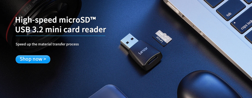 Lexar Card Reader USB 3.1 for SD Micro SD TF Memory Card Adapter for PC Laptop Accessories Smart Cardreader USB Flash Drive