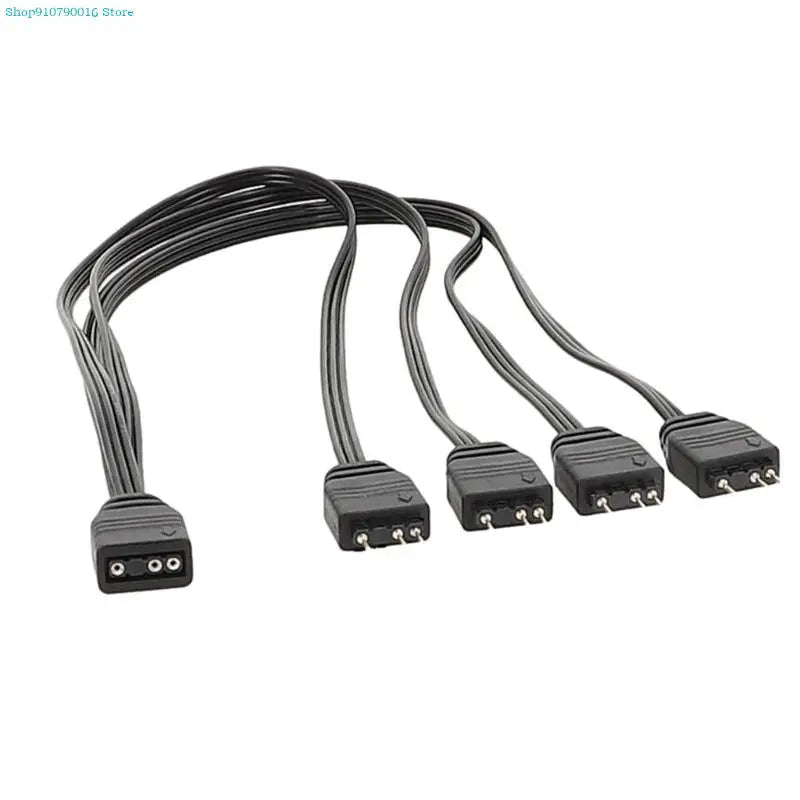5V 3 Pin ARGB Splitter Cable 3Pin Addressable RGB Splitter Extension Connect and Extend Your Addressable LED Strips Fans