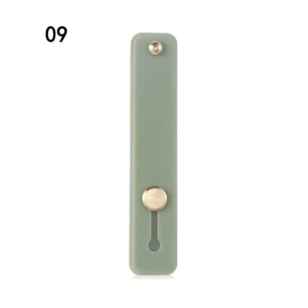 Fashion Phone Holder  Silicone Phone Hand Band Holder Finger Ring Push Pull Grip Stand Candy Color Bracket