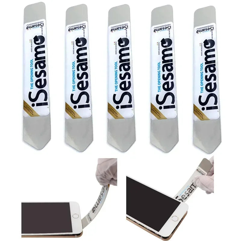 2PCS/5PCS Stainless Steel Opening Tools - Soft Thin Pry Spudger for Samsung, iPhone, iPad Screen & Battery Repair