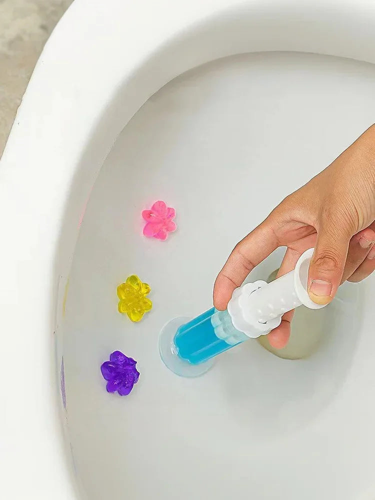 Toilet Flower Fragrance Bathroom Deodorizer, Bowl Cleaner Toilet Wand Refills, Cleaning Supplies, Toilet Cleaning Tools
