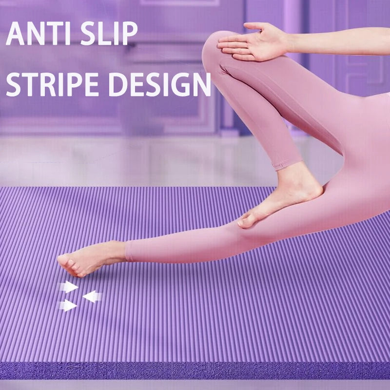Yoga Mat with A Thickness of 20mm Anti Slip Pilates Fitness Mat Environmentally Friendly Tear Resistant WOMEN'S Yoga Mat
