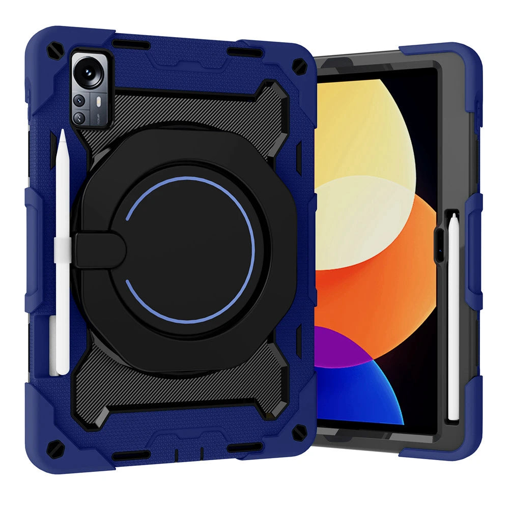 For Xiaomi Redmi Pad 2 11 2025 SE Mini 8.7 Pro 12.1 SE 11 10.61 Xiaomi MiPad 7 11.2 5 6 Pro 12.4 inch 360 Rotating Armor Case