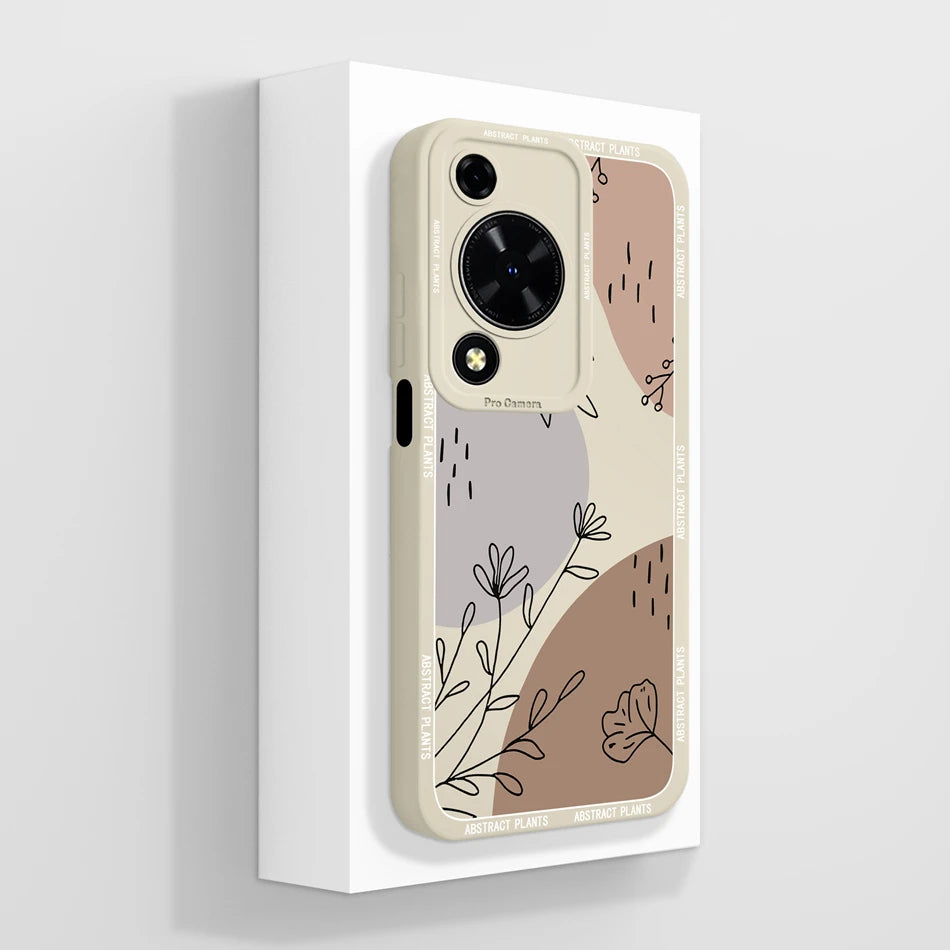 Case For Huawei Nova Y72 Cute Design Phone Cover Camera Protector Soft Liquid Silicone Funda Models MGA-LX3 Protective Bumper