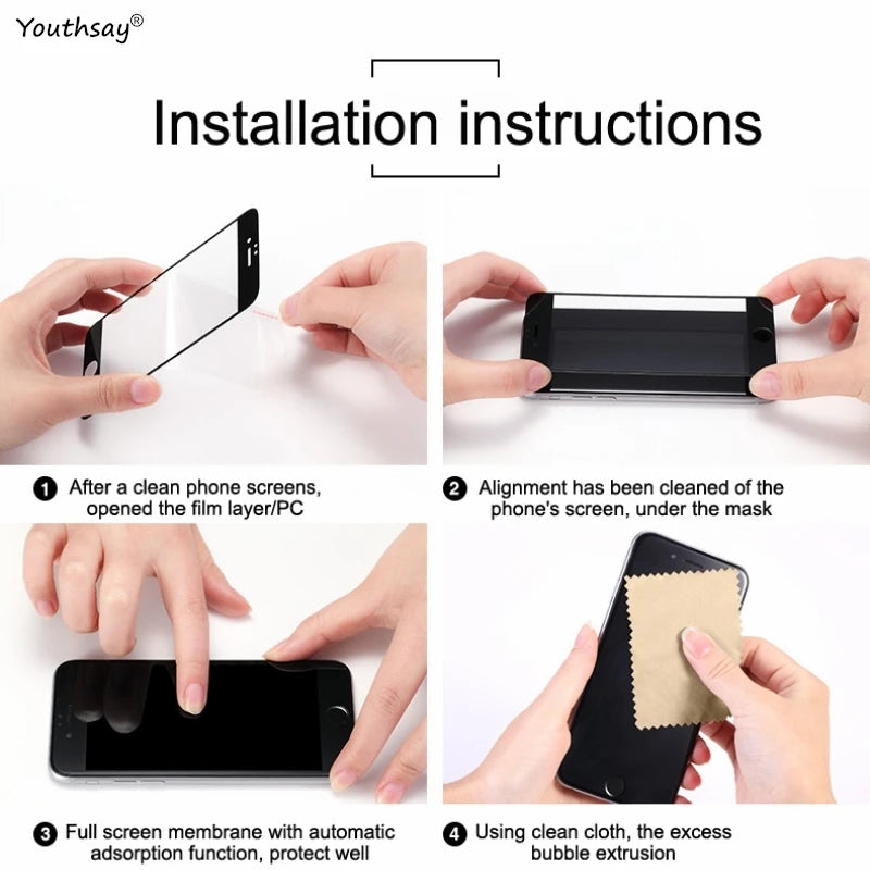 Full Cover Glass For OPPO A40 Tempered Glass OPPO A40 Screen Protector HD Protective Phone Camera Lens Film For OPPO A40