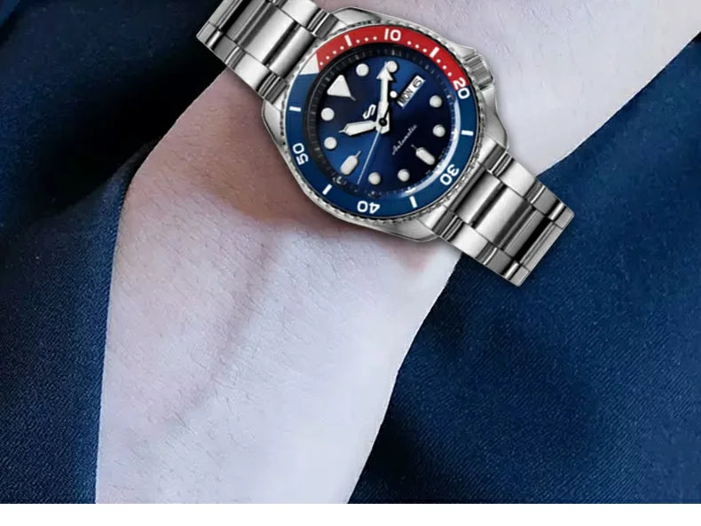 For Seiko No.5 Solid Stainless Steel Band 20mm 22mm Men's Sports Strap SKX007 SKX009 SRPD63K1 SKX175 Jubilee Curved End Bracelet