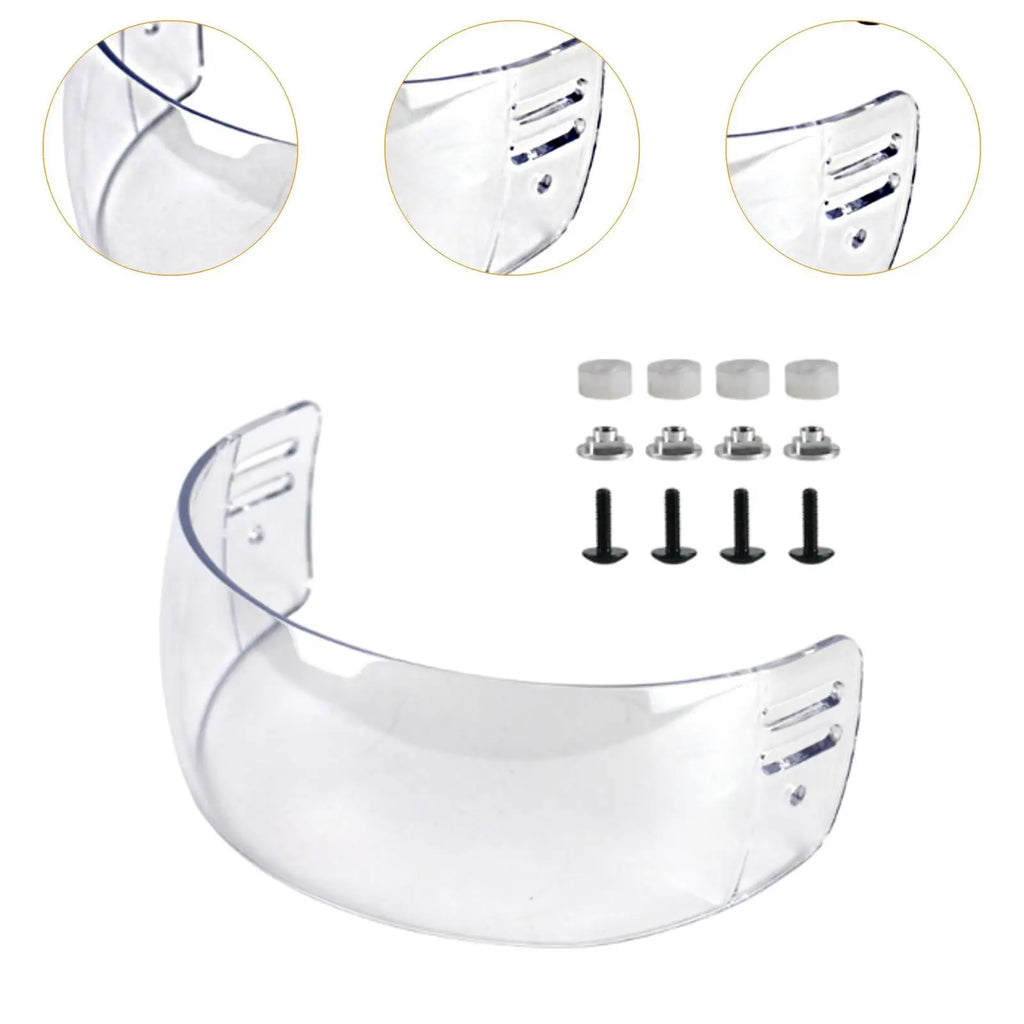 Hockey Helmet Visor Lightweight Replacement Outdoor Sports Face Mask Visor