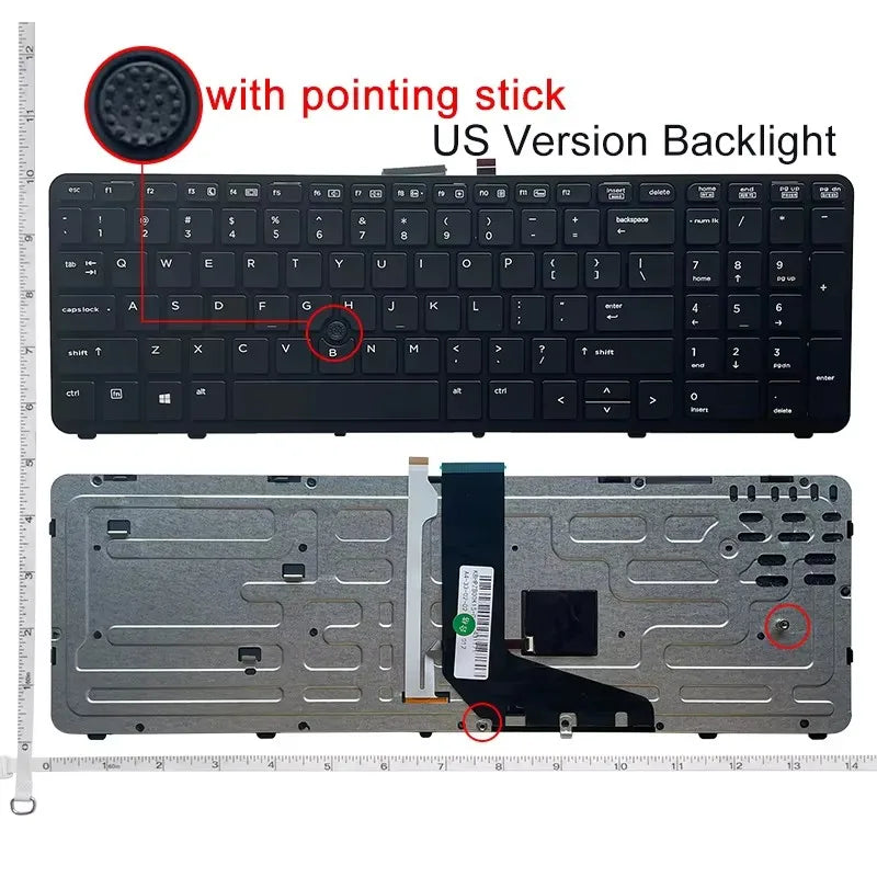GZEELE NEW English laptop keyboard FOR HP For ZBOOK 15 G1 ZBOOK 15 G2 ZBOOK 17 G1 ZBOOK 17 G2