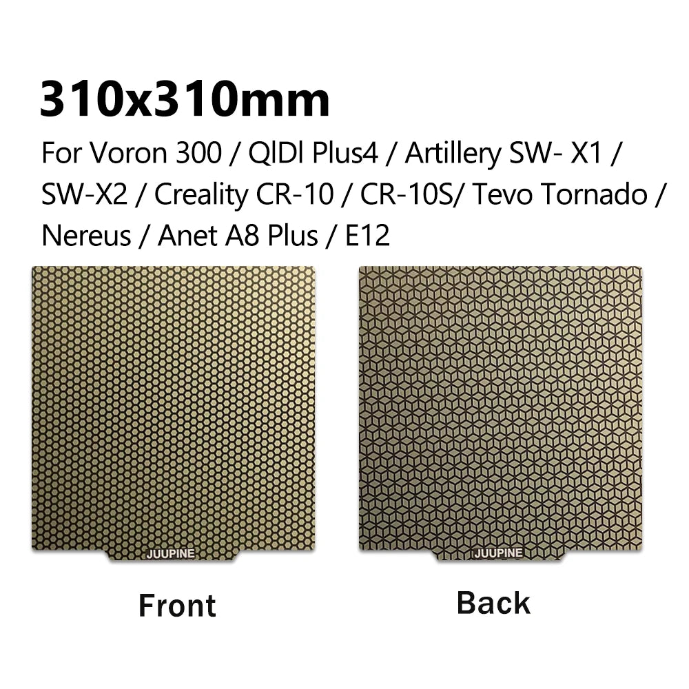 P2S Honeycomb PEI kobra s1 Build Plate For Bambulab Build Plate Anycubic Kobra 3 AD5M AD5X Creality K1 K1C MK4S Heatbed
