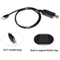 FTDI FT232RL CHIP USB RS232 TO RJ11 RS232 CONVERTER SERIAL COMMUNICATION CONSOLE DEBUG CABLE FOR PYLONTECH LI-ION BATTERY TO PC